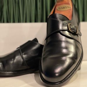 Salvatore Ferragamo Black Leather Monk Strap🔥🔥Men 11🔥🔥Great